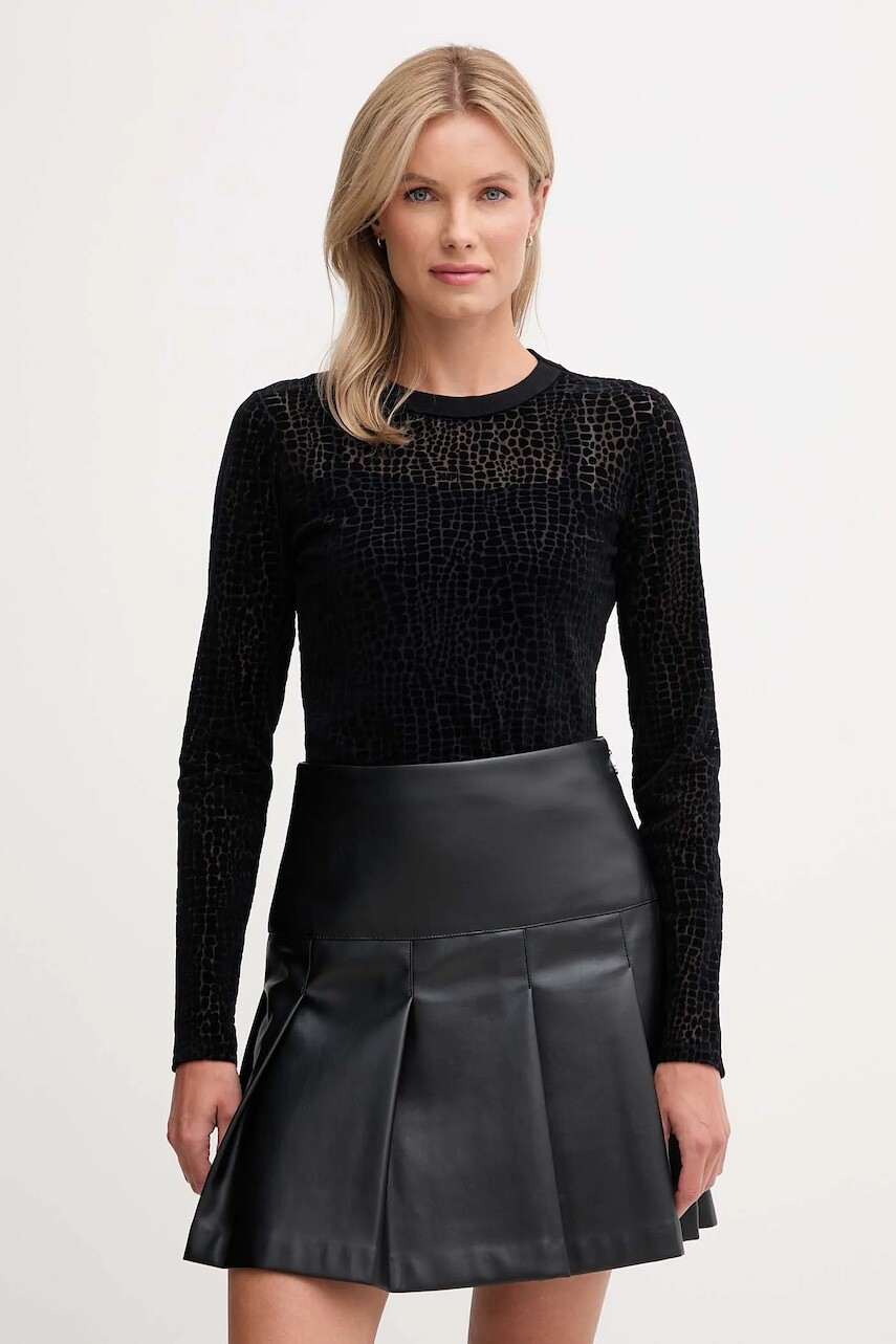 Tričko s dlhým rukávom Joop! čierna farba, 30048291