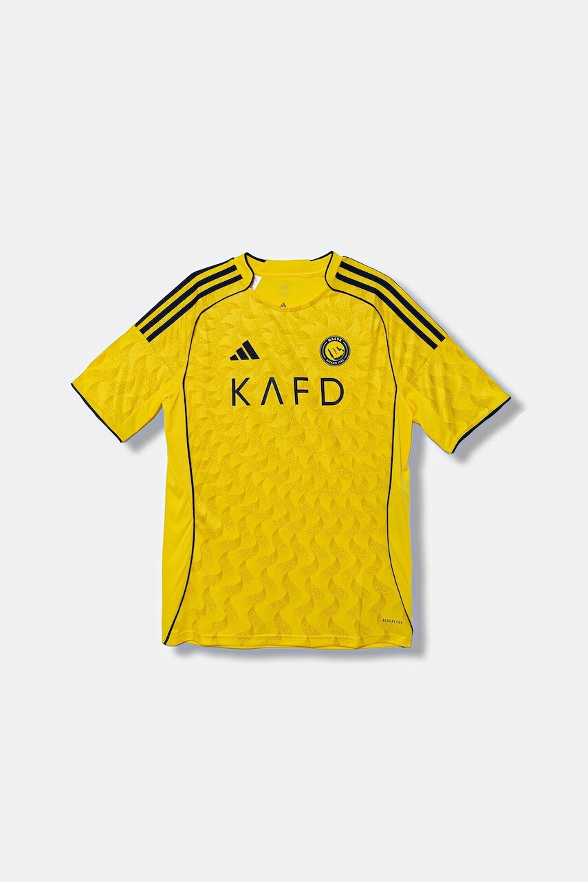 Detské tričko adidas Performance ANFC žltá farba, s potlačou, JN7981