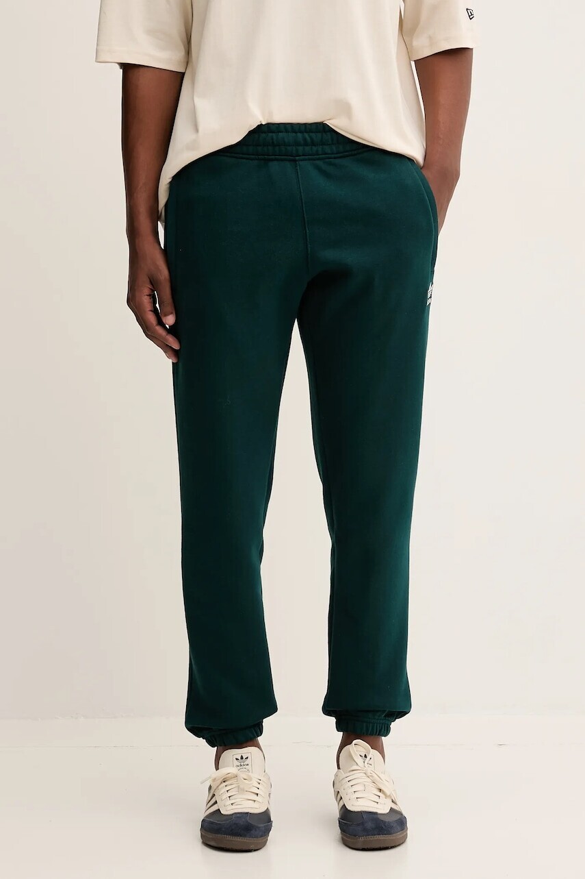 Tepláky adidas Originals Trefoil Essentials zelená farba, jednofarebné, JZ3585