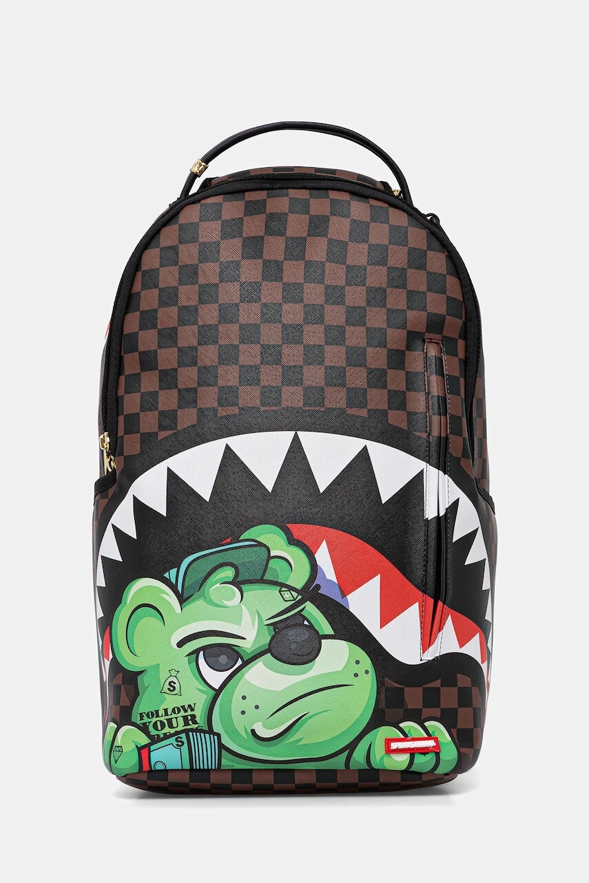 Ruksak Sprayground hnedá farba, veľký, vzorovaný, 910B5671NSZ