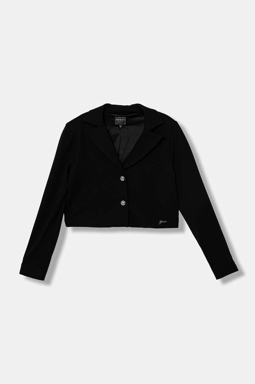 Detské sako Guess čierna farba, J5BN03 KAUH0