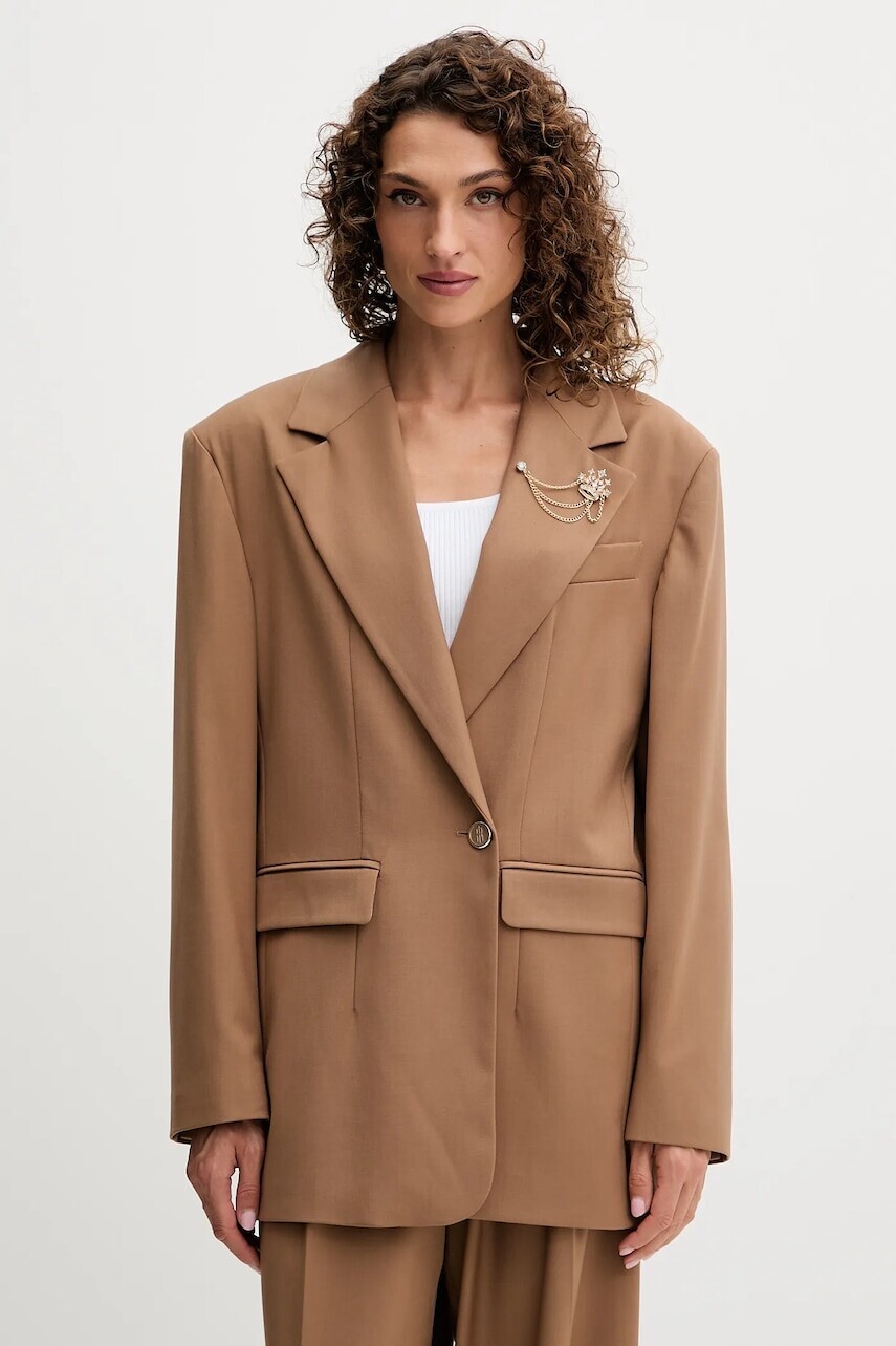 Sako Fracomina hnedá farba, jednoradová, jednofarebná, FS25WJ3005W66101