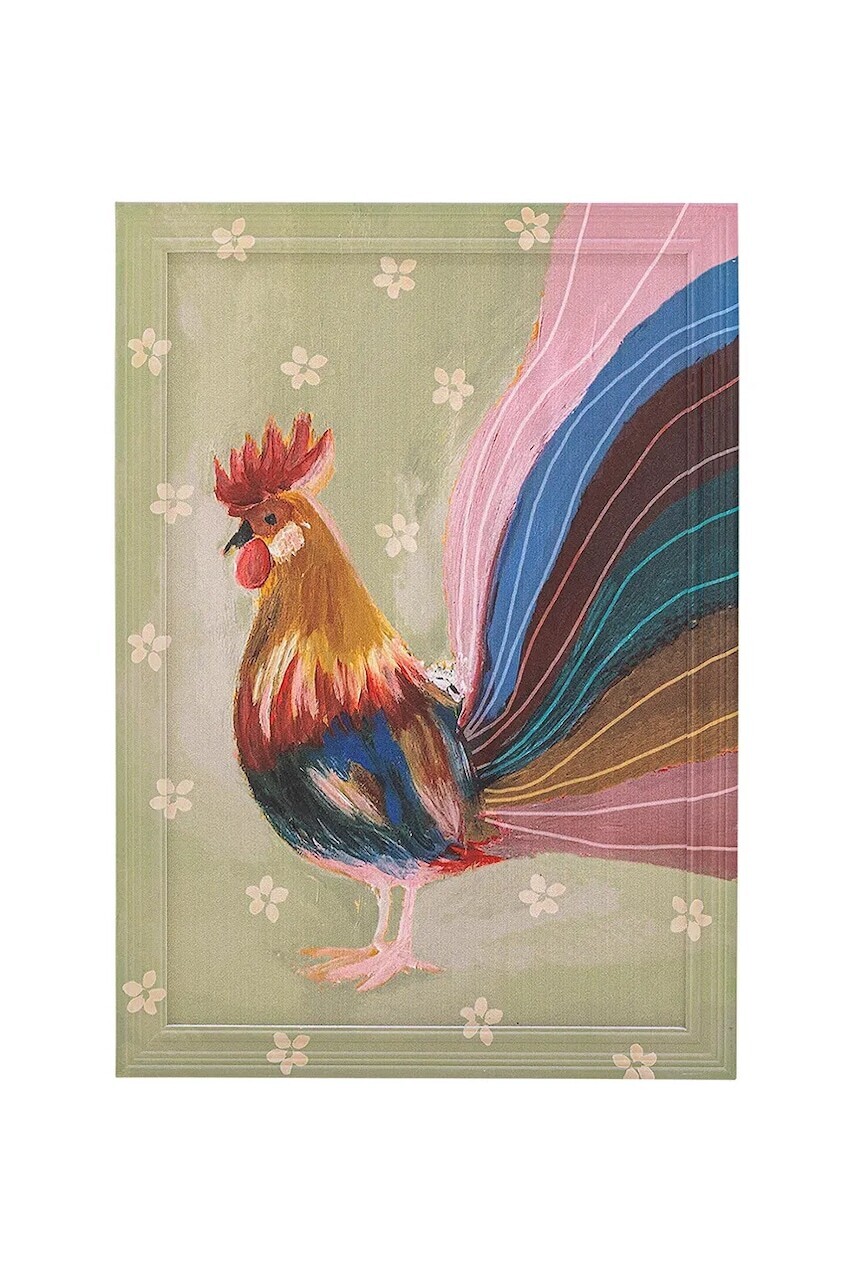 Nástenná dekorácia v ráme Bloomingville Hanaia 35,5 x 50 x 2 cm viac farieb