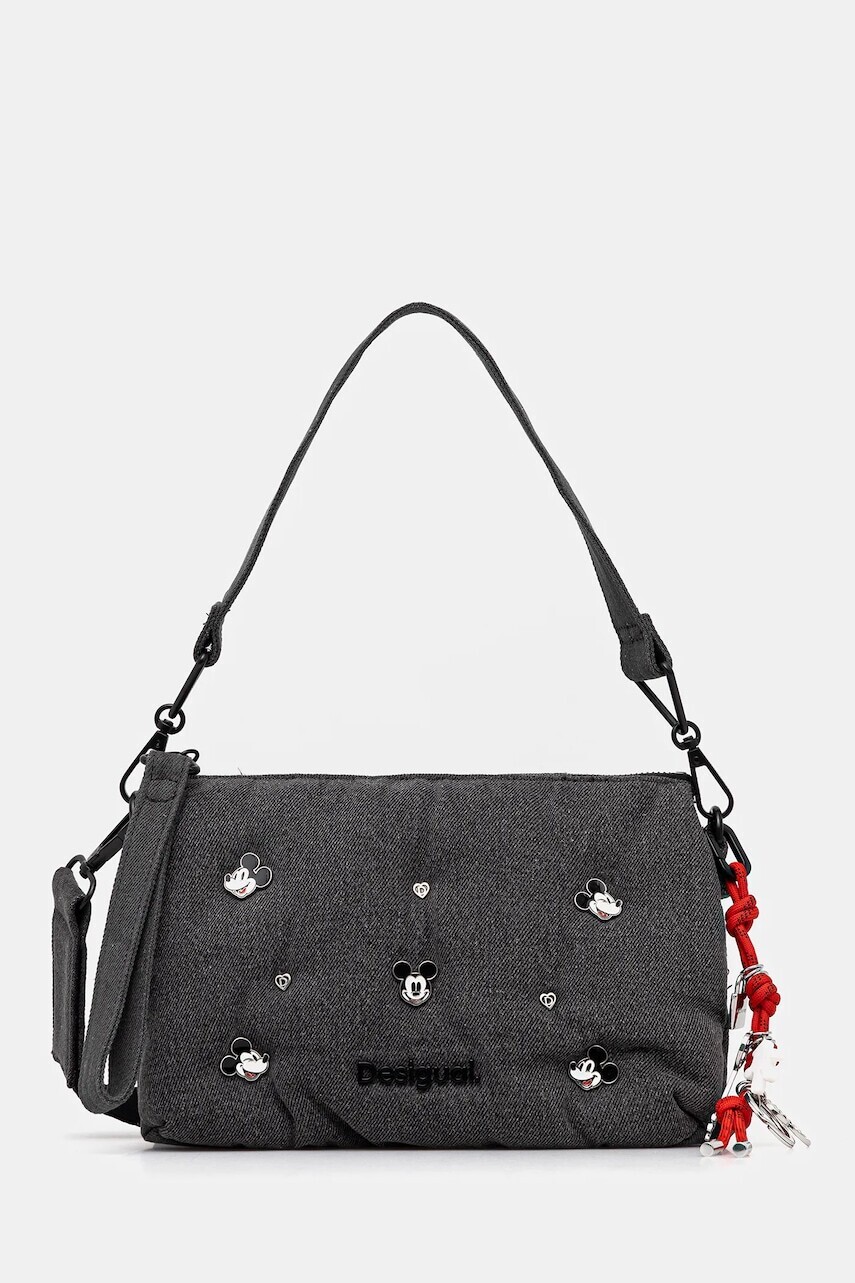 Kabelka Desigual MICKEY STUD šedá farba, 25WAXD08