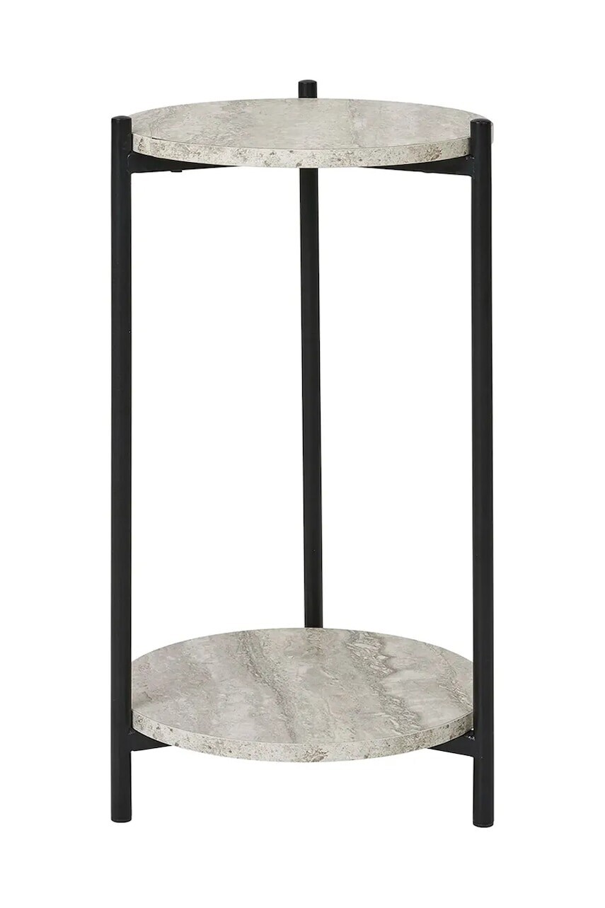 Stolík House Nordic Leuven 27 x 46 cm šedá farba