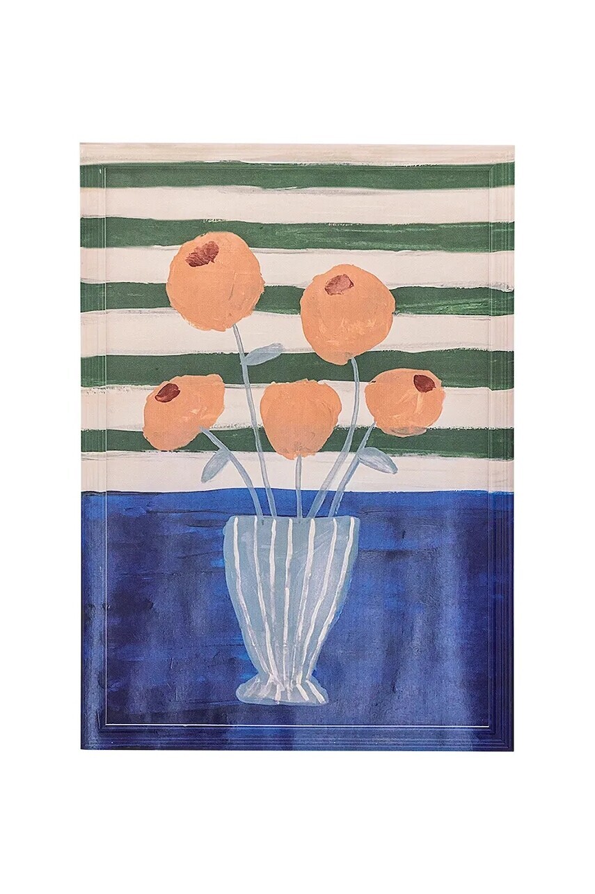 Nástenná dekorácia v ráme Bloomingville Florinda 50 x 70 x 3 cm viac farieb