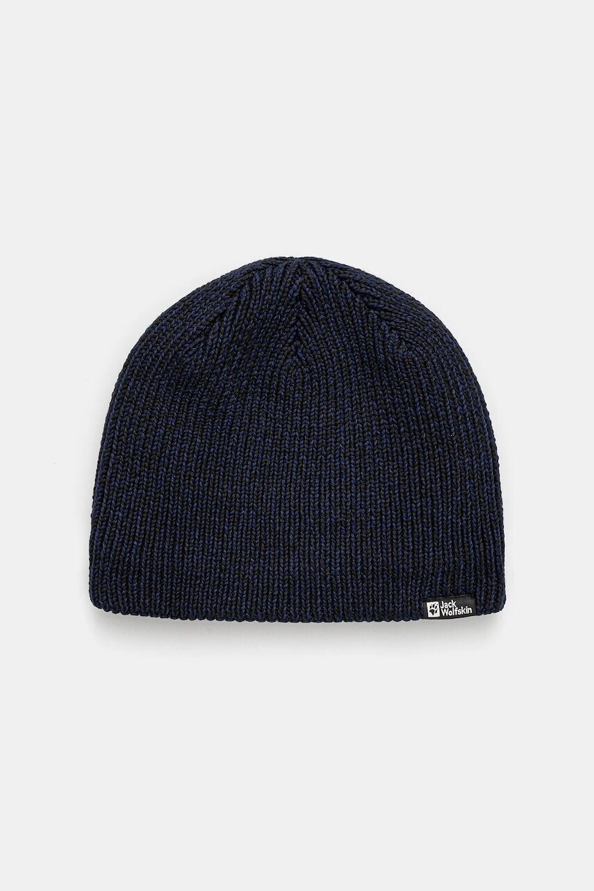 Čiapka Jack Wolfskin FELDBERG tmavomodrá farba, 1910681