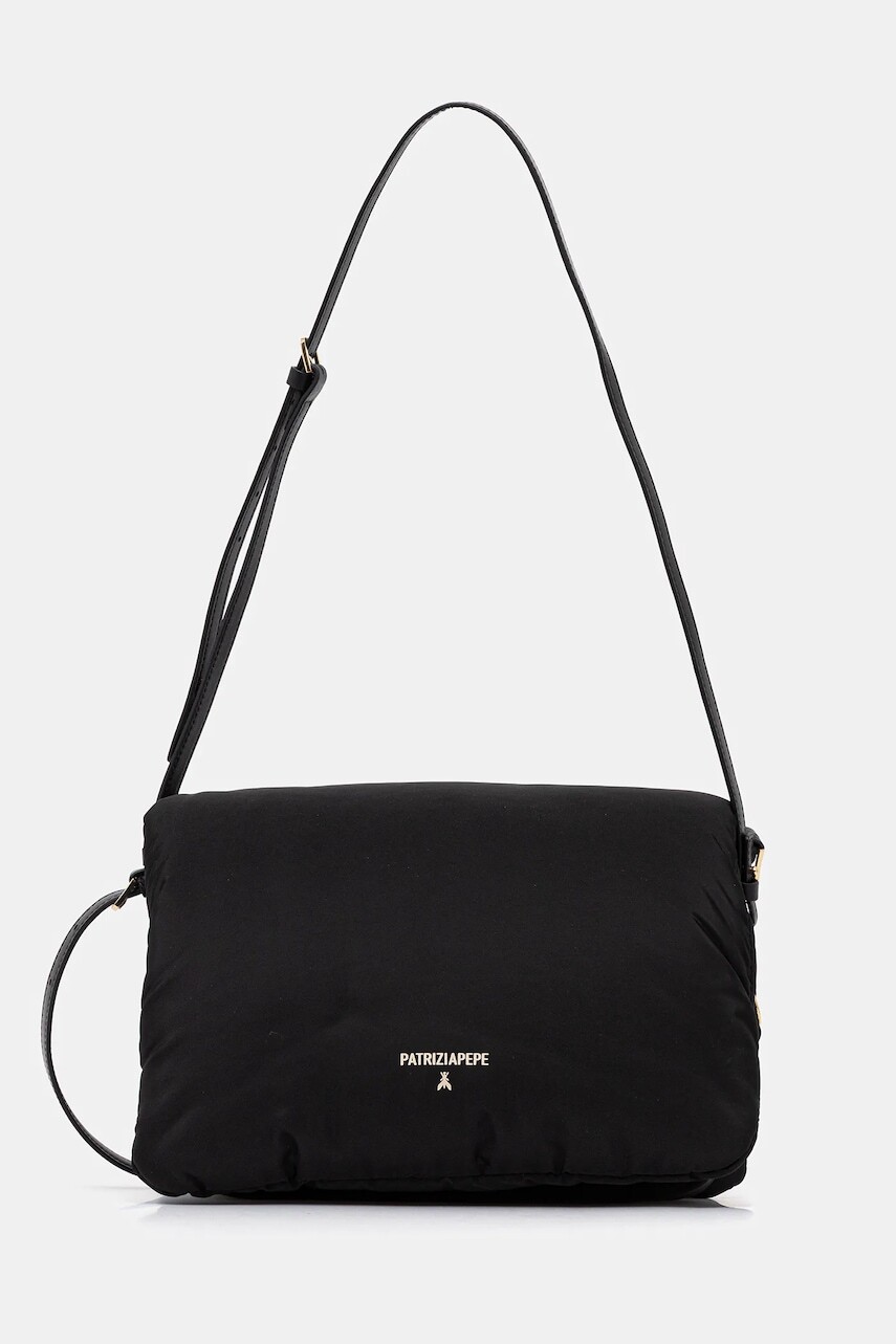 Kabelka Patrizia Pepe čierna farba, 2B0147 A520
