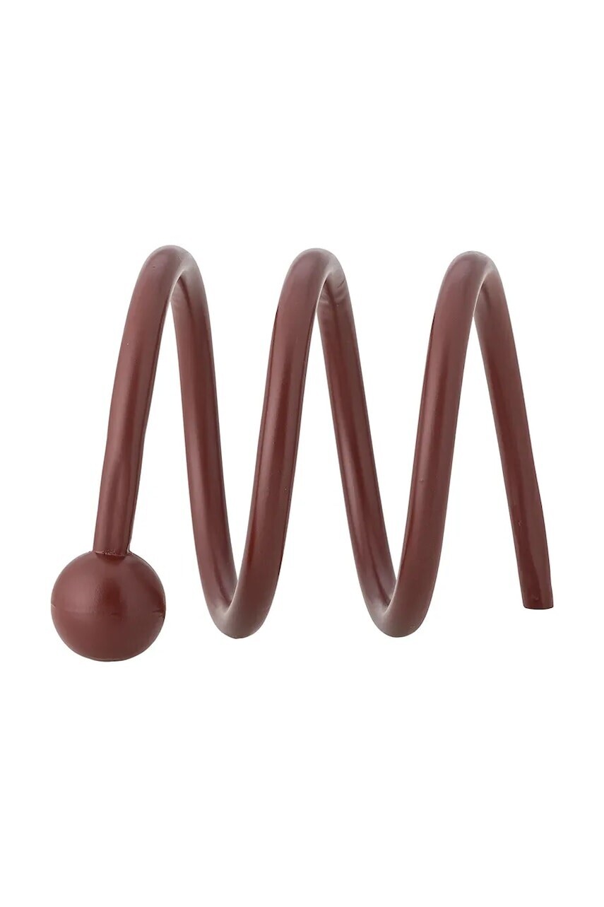 Stojan na noviny Bloomingville Whimsica 25 x 17,5 x 17,5 cm bordová farba