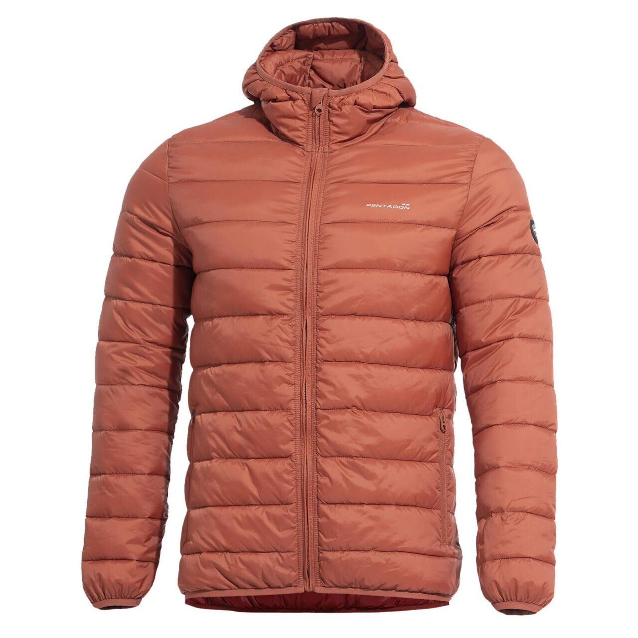 Bunda Pentagon Aurora Hood - červená, S