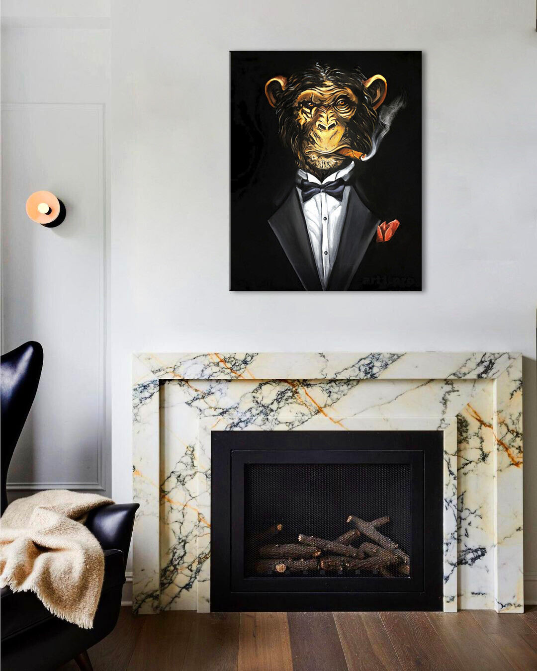 Obraz na plátne MAFIÁNSKA GORILA | rôzne rozmery