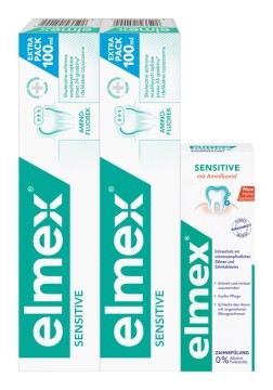 Elmex Sensitive duopack 2x100ml + ÚV 100ml