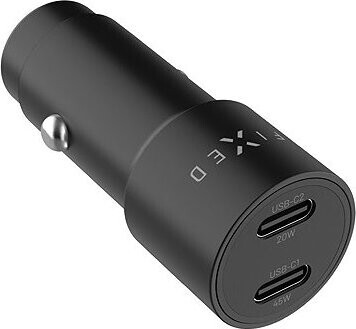 FIXED s 2× USB-C výstupom podpora PD 3.0 65 W čierna