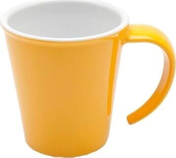 Ornamin Hrnek na kávu plastový 350 ml, žlutý