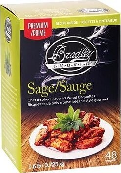 Bradley Smoker – Brikety Premium Sage 48 ks