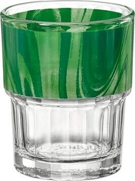 Bormioli Rocco Sklenice stohovatelná Lyon 200 ml, zelená, 12 ks