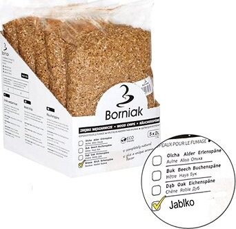 BORNIAK Drevená štiepka do udiarní 2 l Jablko