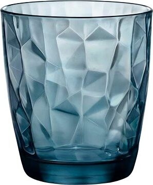 Bormioli Rocco Sklenice na vodu Diamond 305 ml, modrá, 6 ks