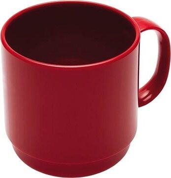 Ornamin Hrnek plastový 250 ml, červený