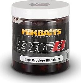 Mikbaits Legends Boilie v dipe BigB Broskyňa Black pepper 16 mm 250 ml