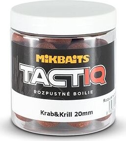Mikbaits TactiQ rozpustné boilie Krab & Krill 20 mm 250 ml