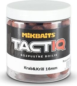 Mikbaits TactiQ rozpustné boilie Krab & Krill 16 mm 250 ml