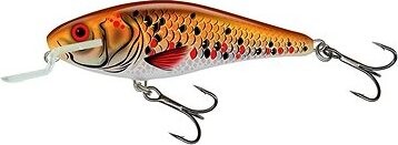 Salmo Executor Shallow Runner 12cm 33 g Holographic Golden Back