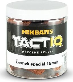 Mikbaits TactiQ mäkčené pelety Cesnak špeciál 18 mm 250 ml
