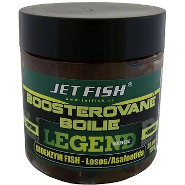 Jet Fish Boosterizované boilies Legend, Bioenzym Fish + Losos/Asafoetida 20 mm 120 g