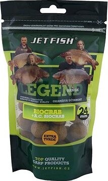 Jet Fish Boilies Legend, Biokrab 24 mm 250 g