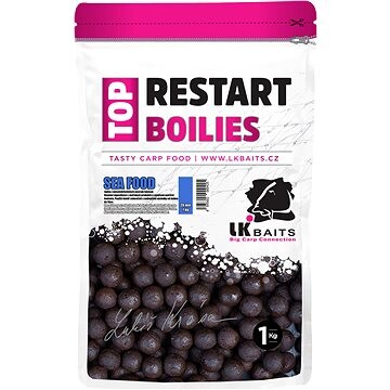 LK Baits Boilie Top Restart Sea Food 24 mm 1 kg