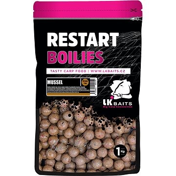 LK Baits Boilie Restart Mussel 24 mm 1 kg