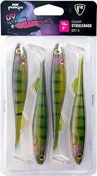 FOX Rage Slick Shad Ultra UV 13 cm Stickleback 4 ks