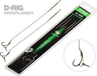 Zfish Nadväzec Monofilament D-Rig 20 cm 25 lb Veľkosť 4 2 ks