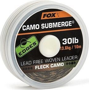 FOX Camo Submerge Lead Free Leaders 30 lb 10 m Fleck Camo