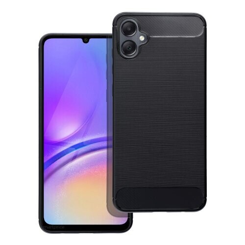 Puzdro Carbon Lux TPU Samsung Galaxy A05 - čierne