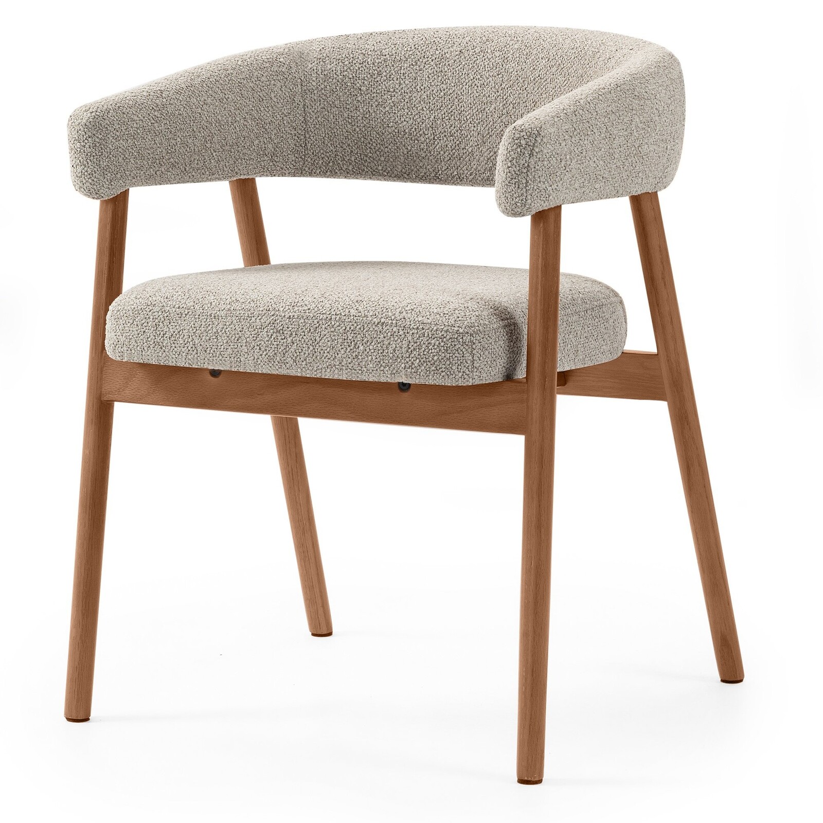 Designová jídelní židle Giovani z masivu hnědá