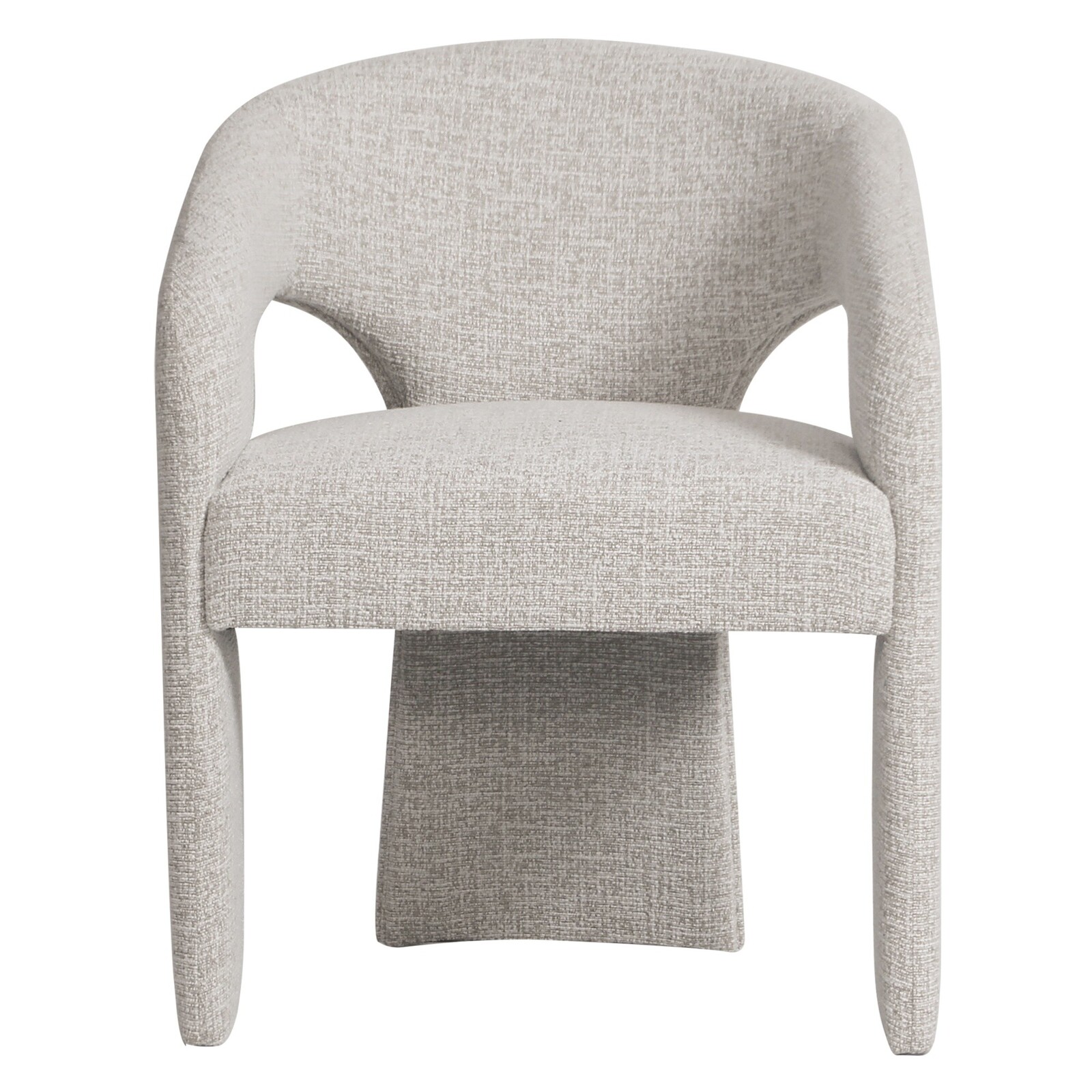 Designové čalouněné jídelní křeslo Nuria béžovokrémové