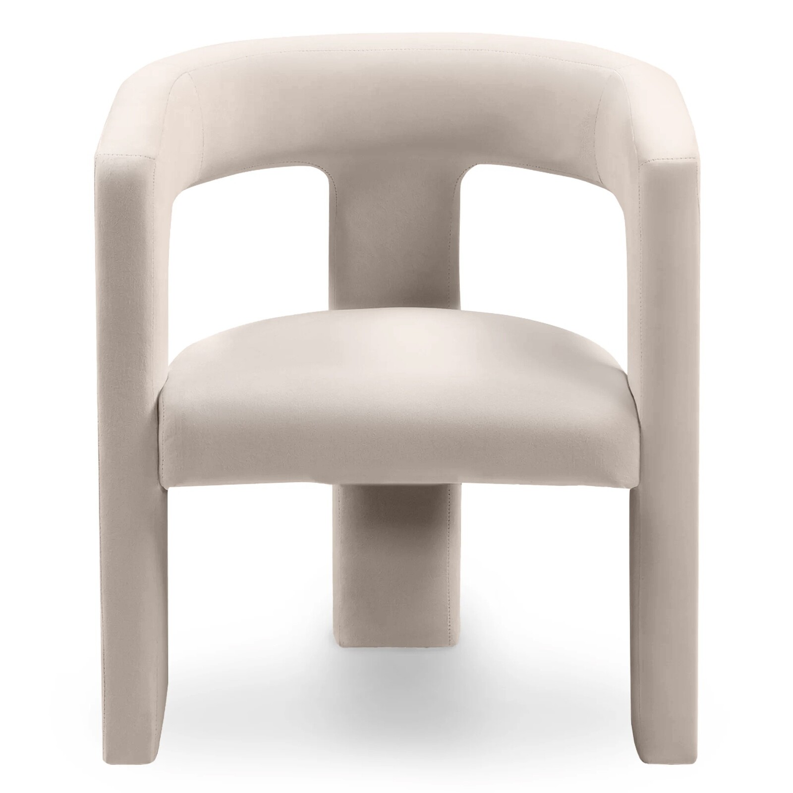 Designové křeslo Lory samet béžové