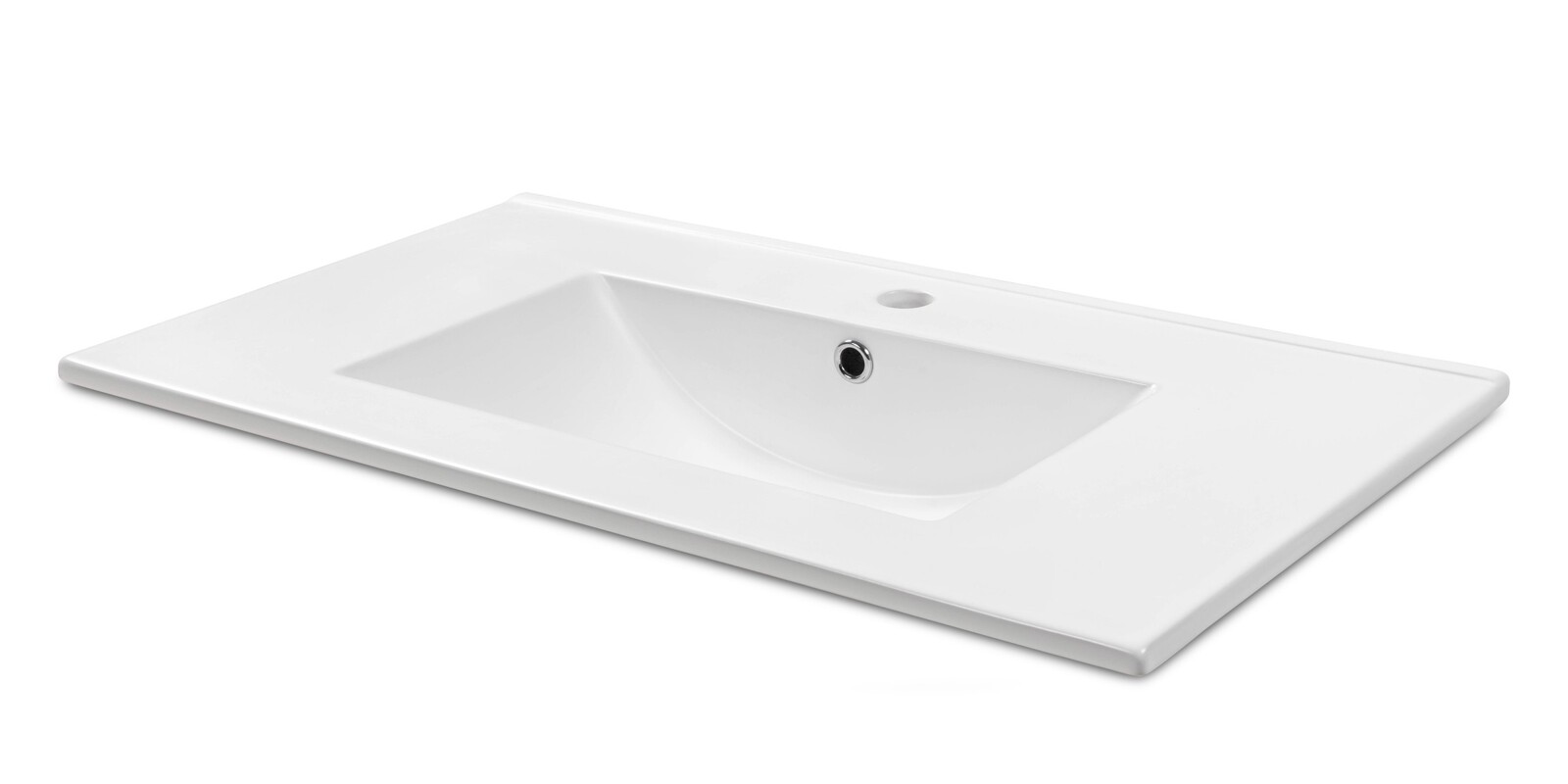 Zápustné umyvadlo Lunorion 61 cm bílé