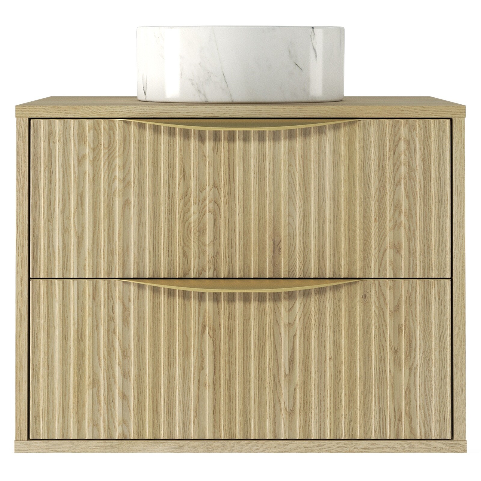 Závěsná skříňka pod umyvadlo Avila s deskou 60 cm dub Cremona Torro