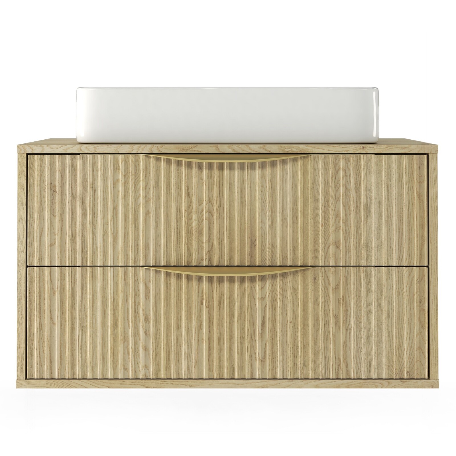 Závěsná skříňka pod umyvadlo Avila s deskou 80 cm dub Cremona Torro