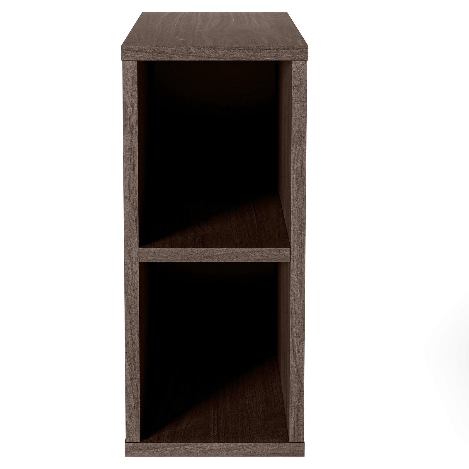 Závěsný koupelnový regál Avila 20 cm ořech