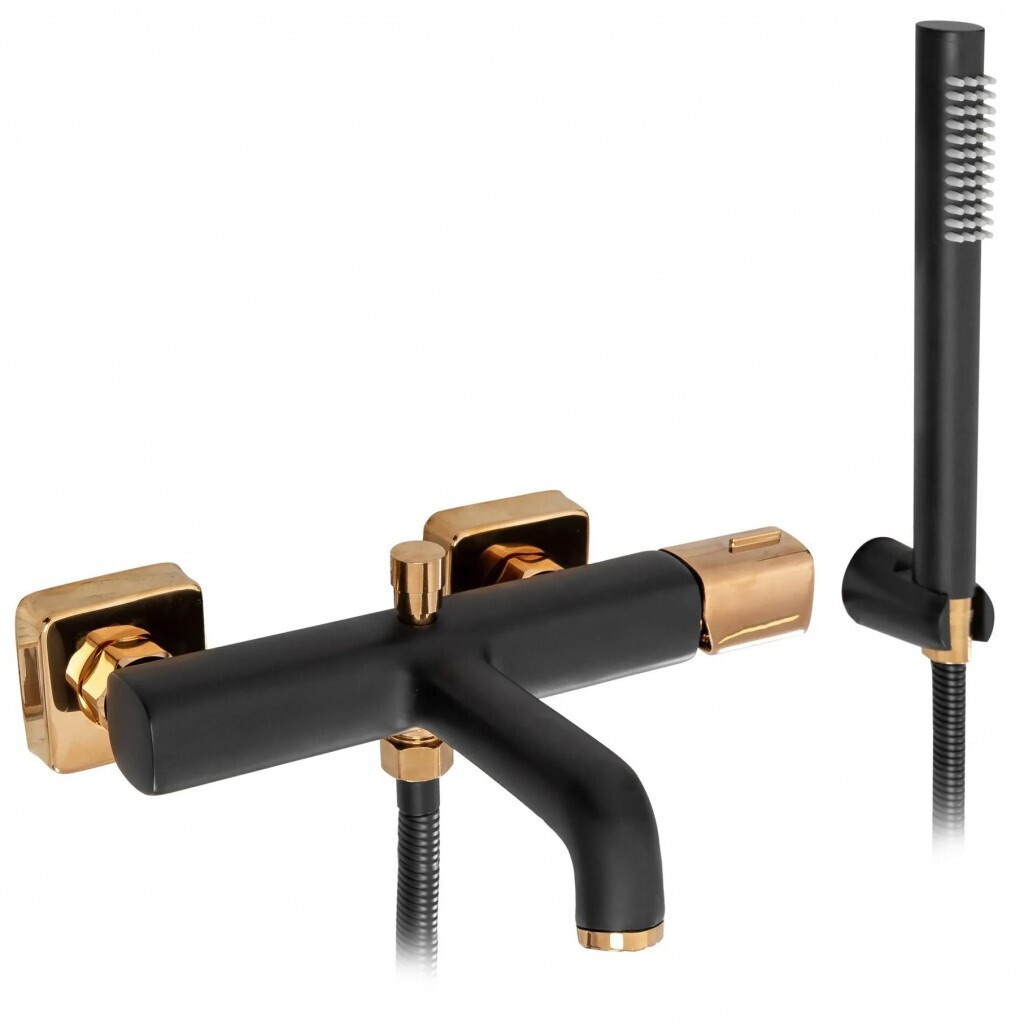 REA - Vaňová batéria 150mm Salto čiernozlatá REA-B6352