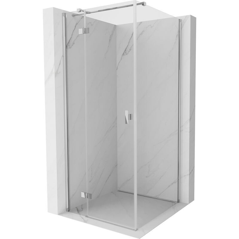 MEXEN/S - Mist HT sprchový kút dvere krídlové ľavá 95 x 95, transparent, chróm 8A5T-095-095-01-00-L