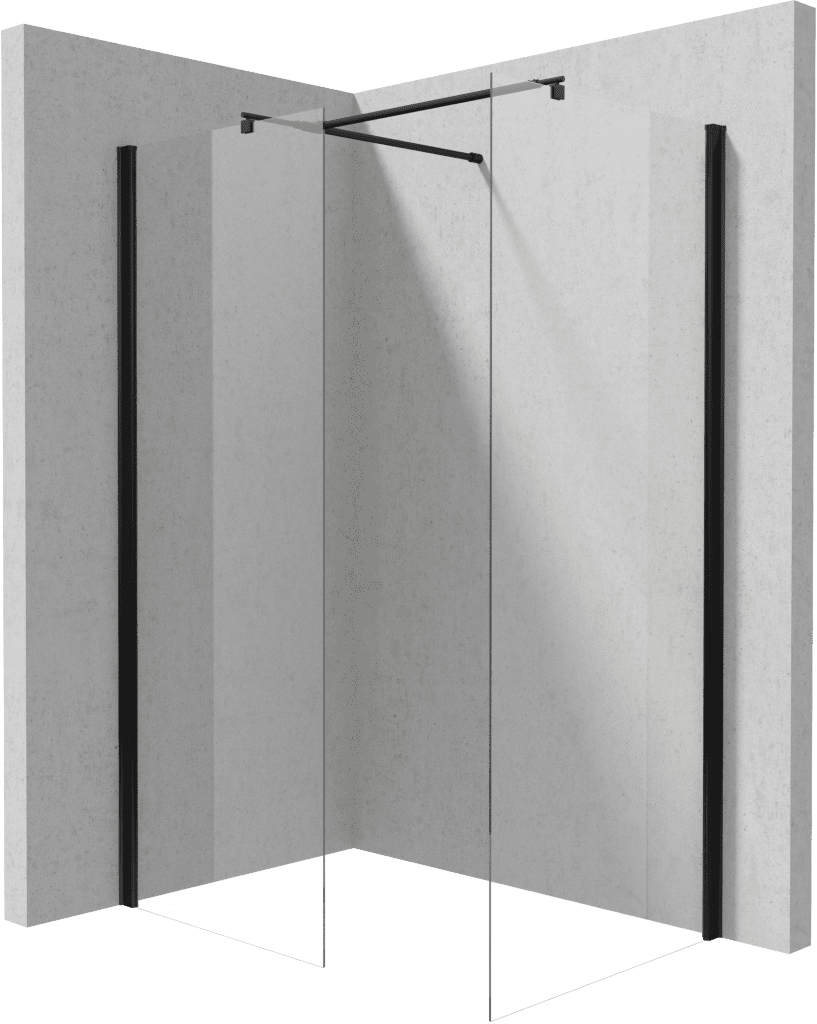 DEANTE/S - Kút walk-in (dve pevné steny: 100/80) KTS_N30P+KTS_N38P KERRIA/0675