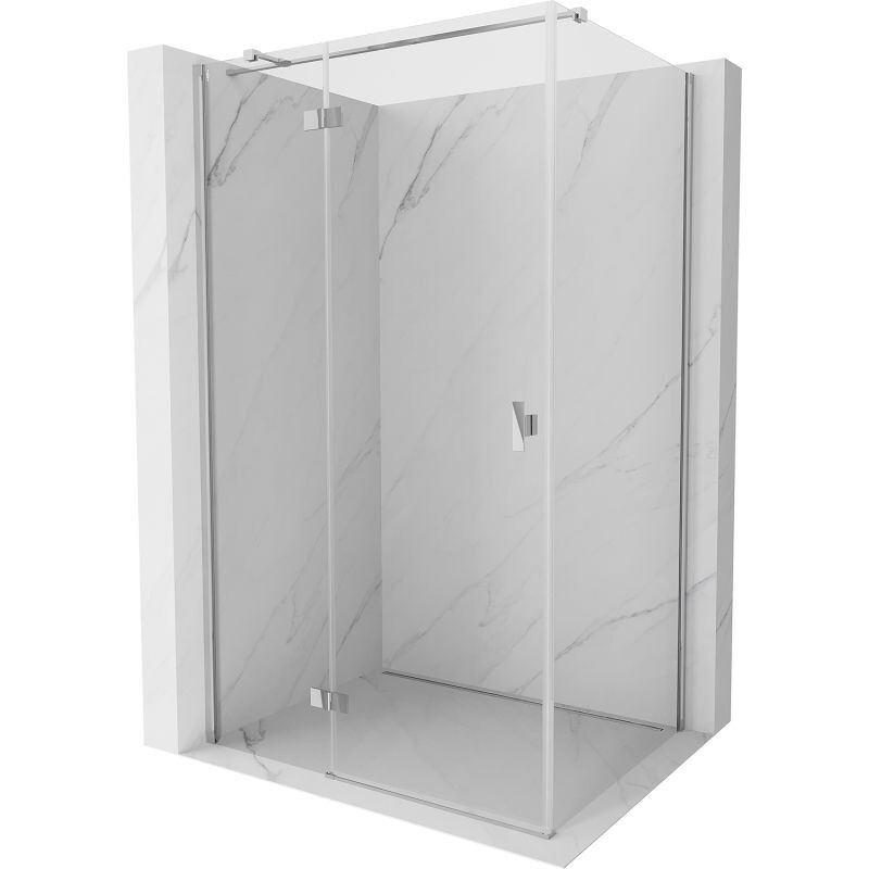 MEXEN/S - Mist HT sprchový kút dvere krídlové ľavá 90 x 95, transparent, chróm 8A5T-090-095-01-00-L