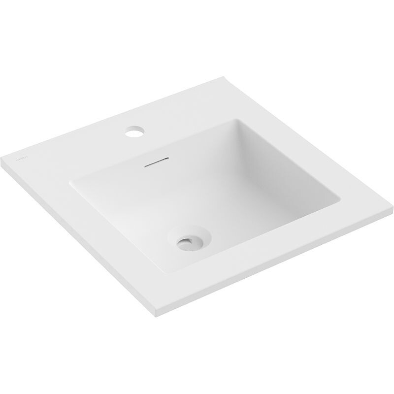 MEXEN - Otis umývadlo zapustené do dosky 46 x 46,5, biela mat 25184501