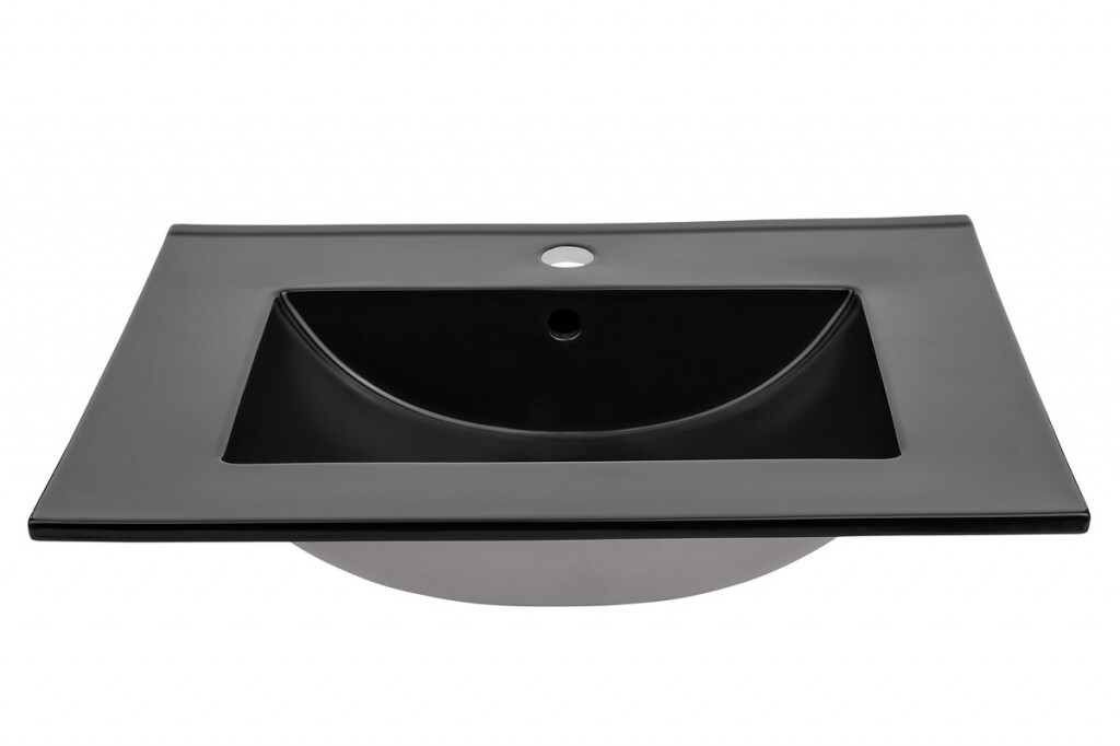 COMAD - Nábytkové umývadlo LAVA BLACK 60cm 5907441298537