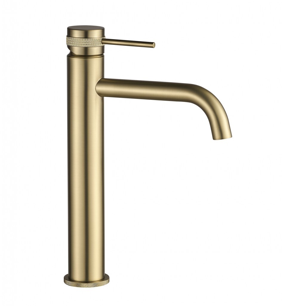 REA - Umývadlová batéria Lungo Grip - brúsené zlato, vysoká REA-B6896